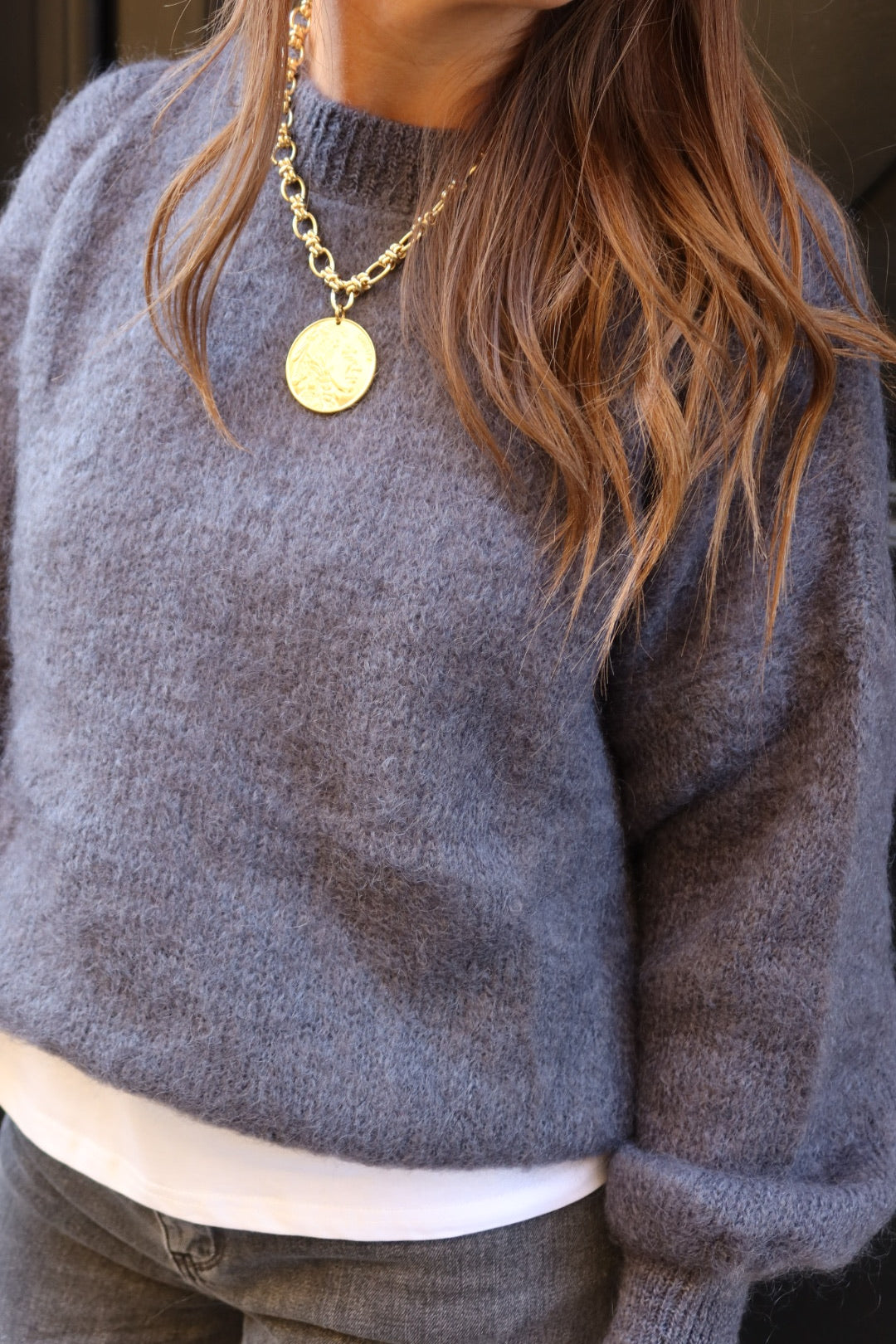 Maille Colette gris anthracite