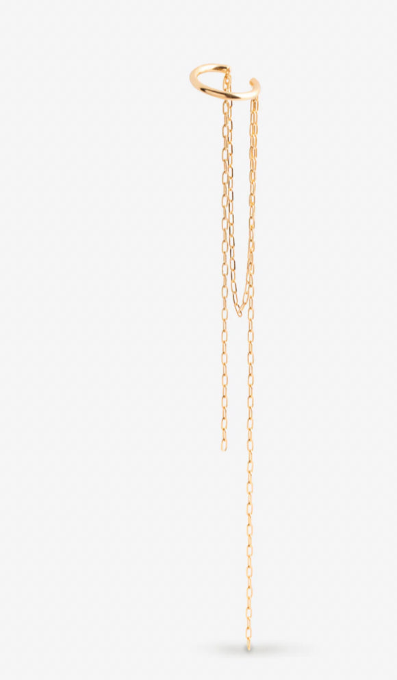 Bague d’oreille avec chaîne Gaël