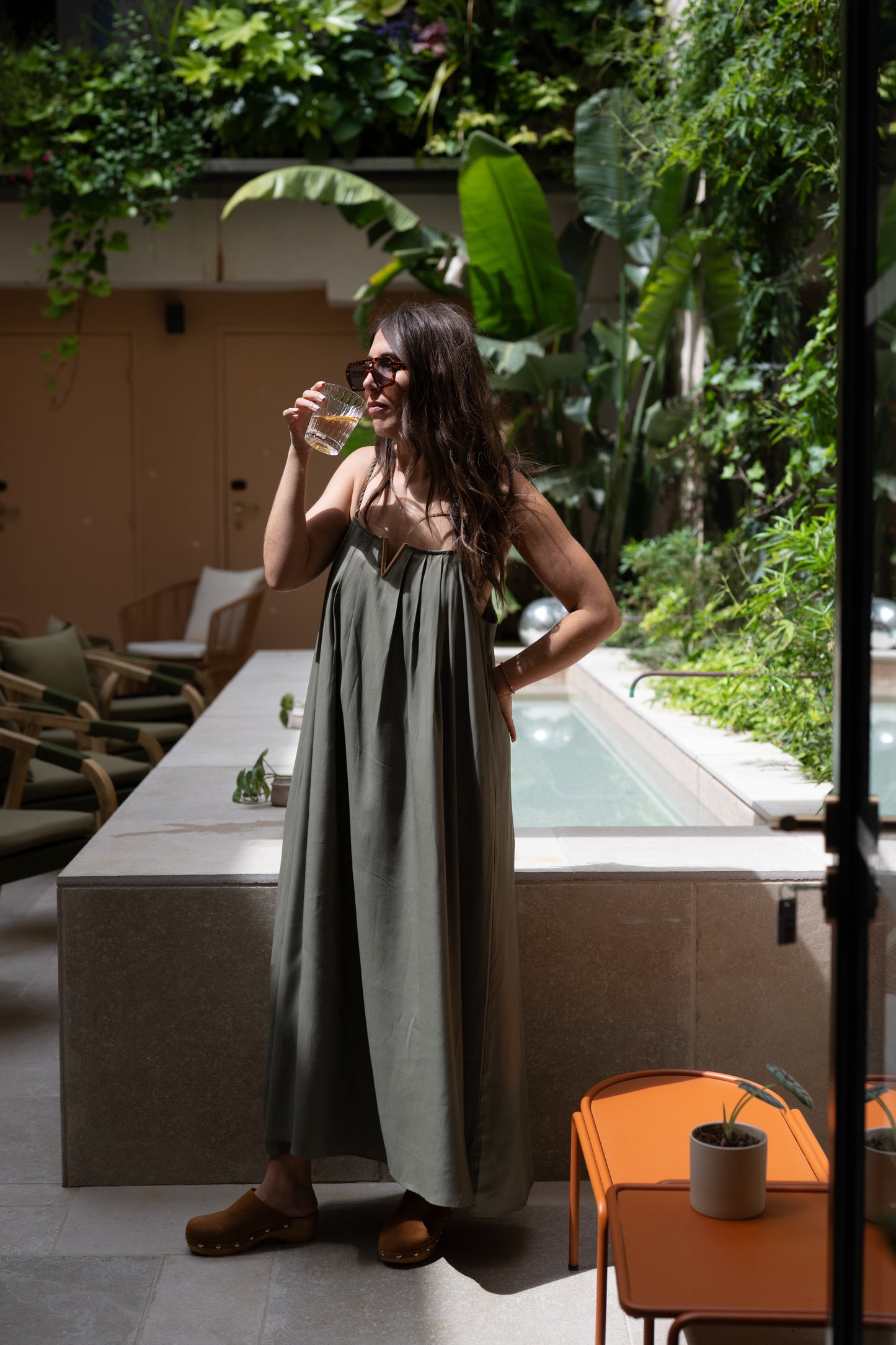 robe Lou kaki
