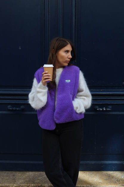 Gilet sans manches American vintage purple