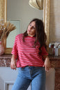 t-shirt Cléa rose et rouge