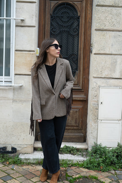 Blazer Charline marron