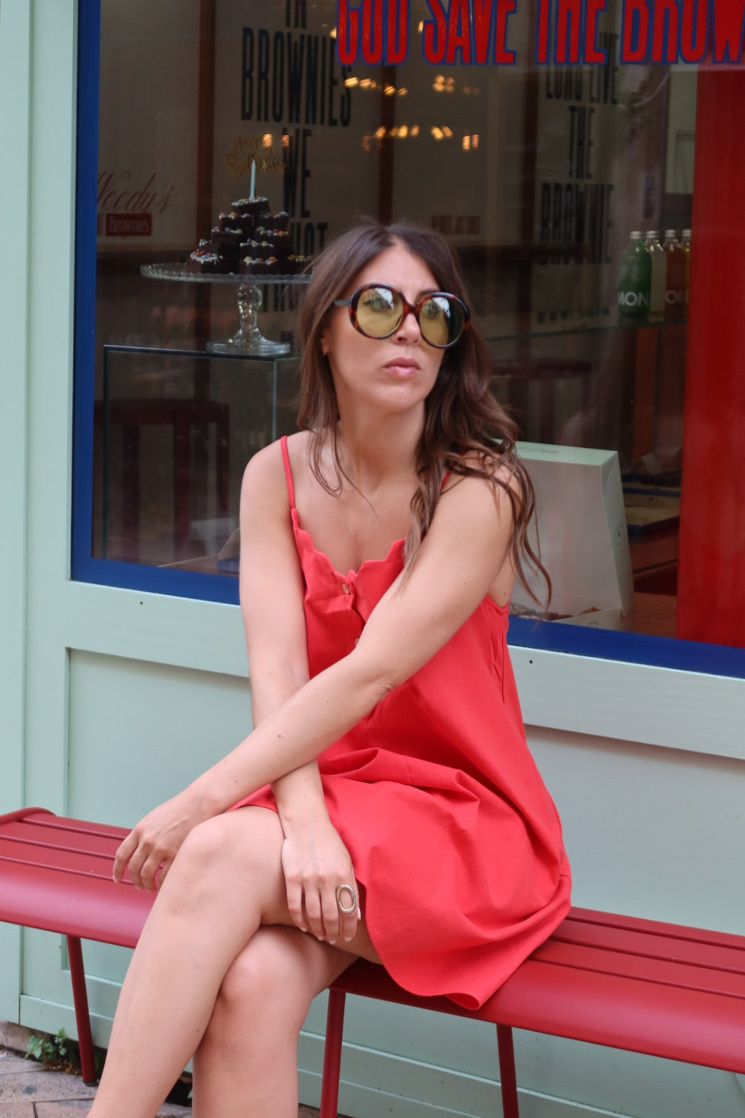 Robe Amy rouge