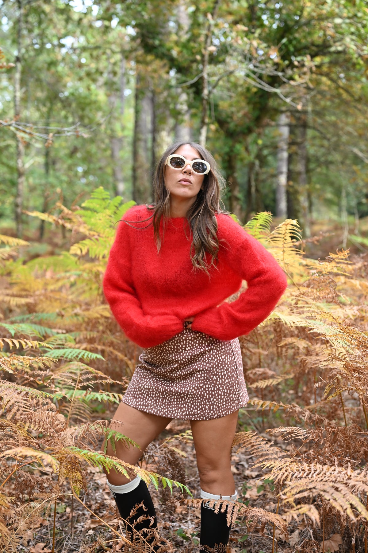 maille Adèle rouge