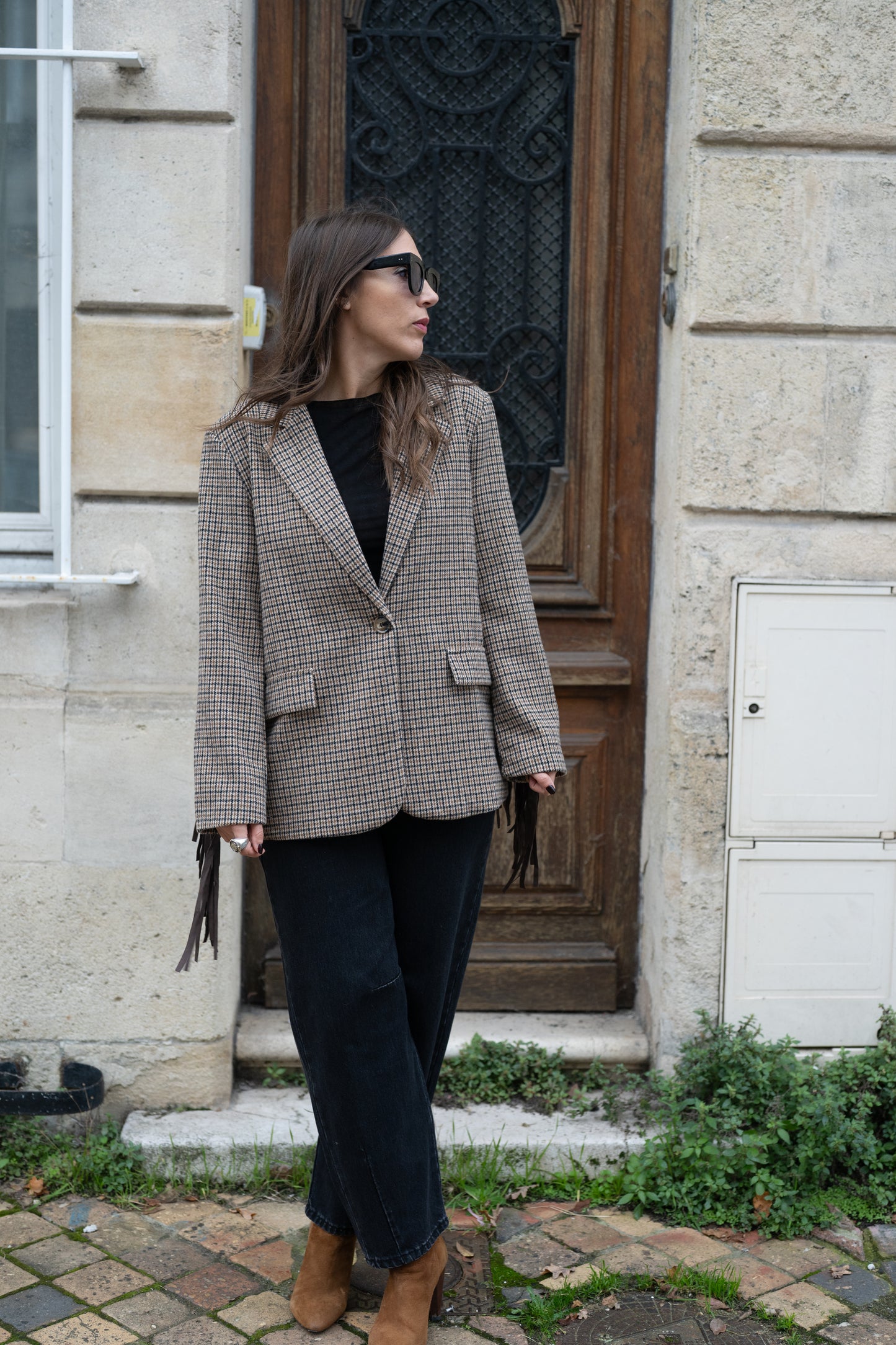 Blazer Charline marron