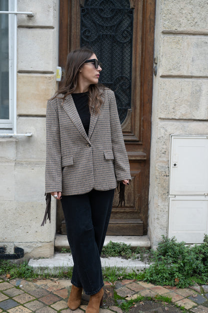 Blazer Charline marron