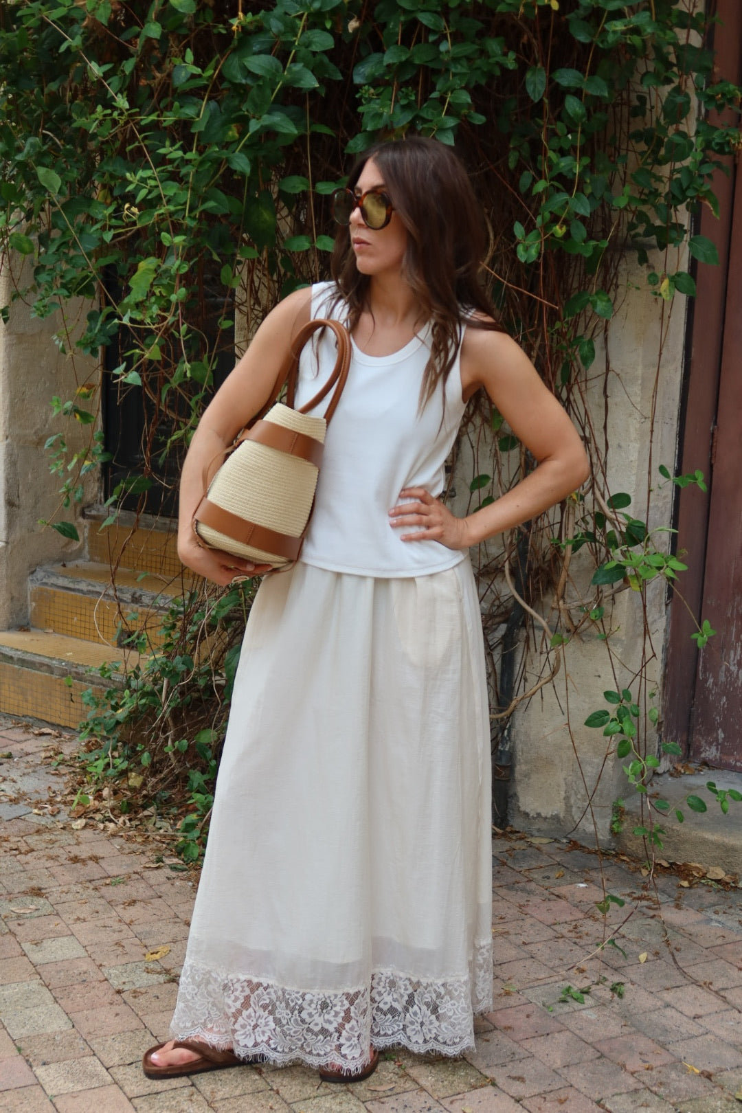Jupe Soline beige