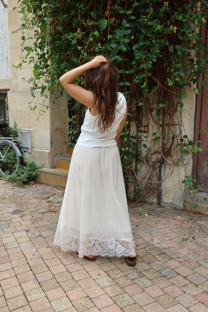 Jupe Soline beige