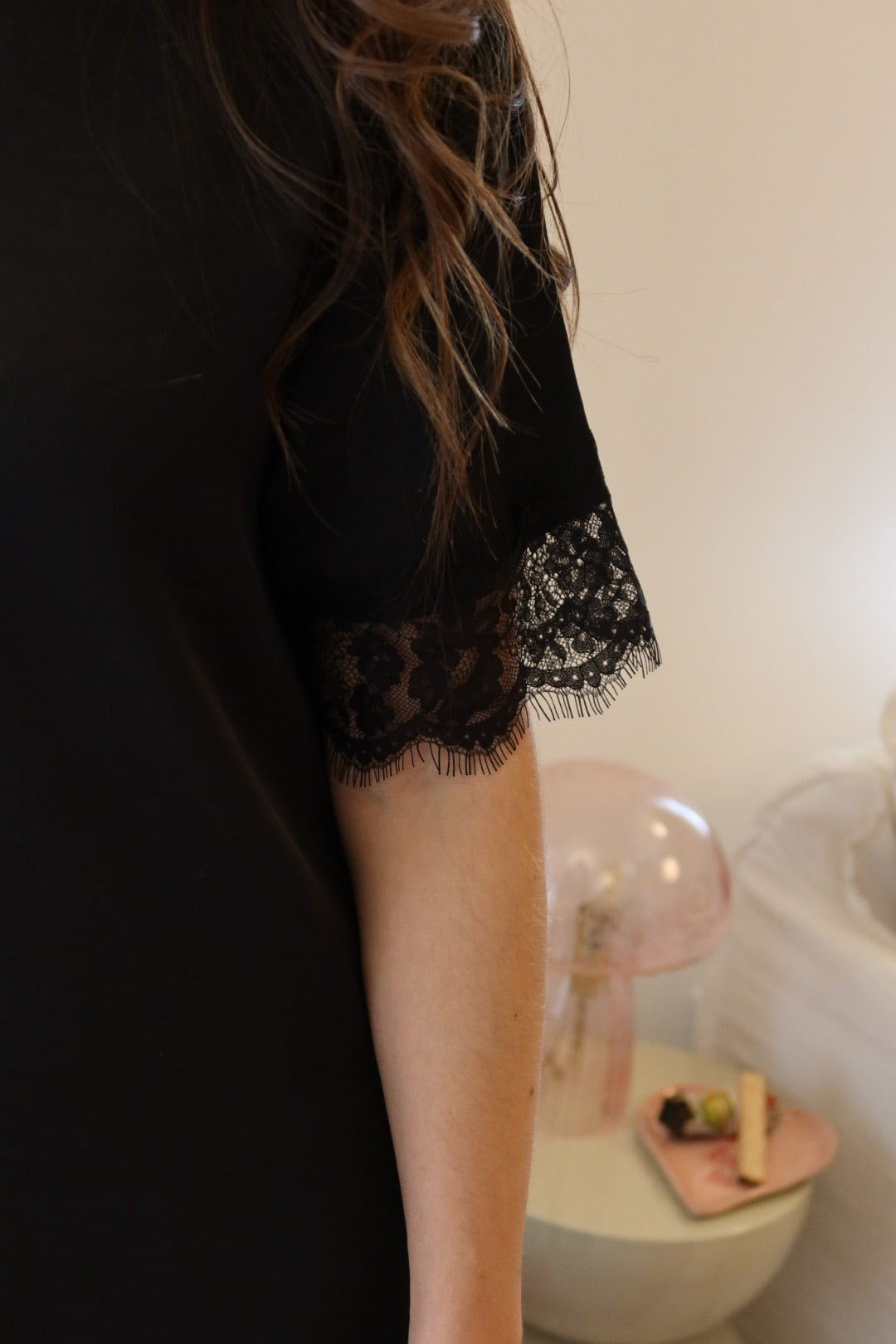 T-shirt dentelle Mia