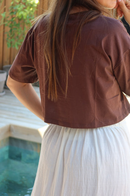 T-shirt Harry chocolat