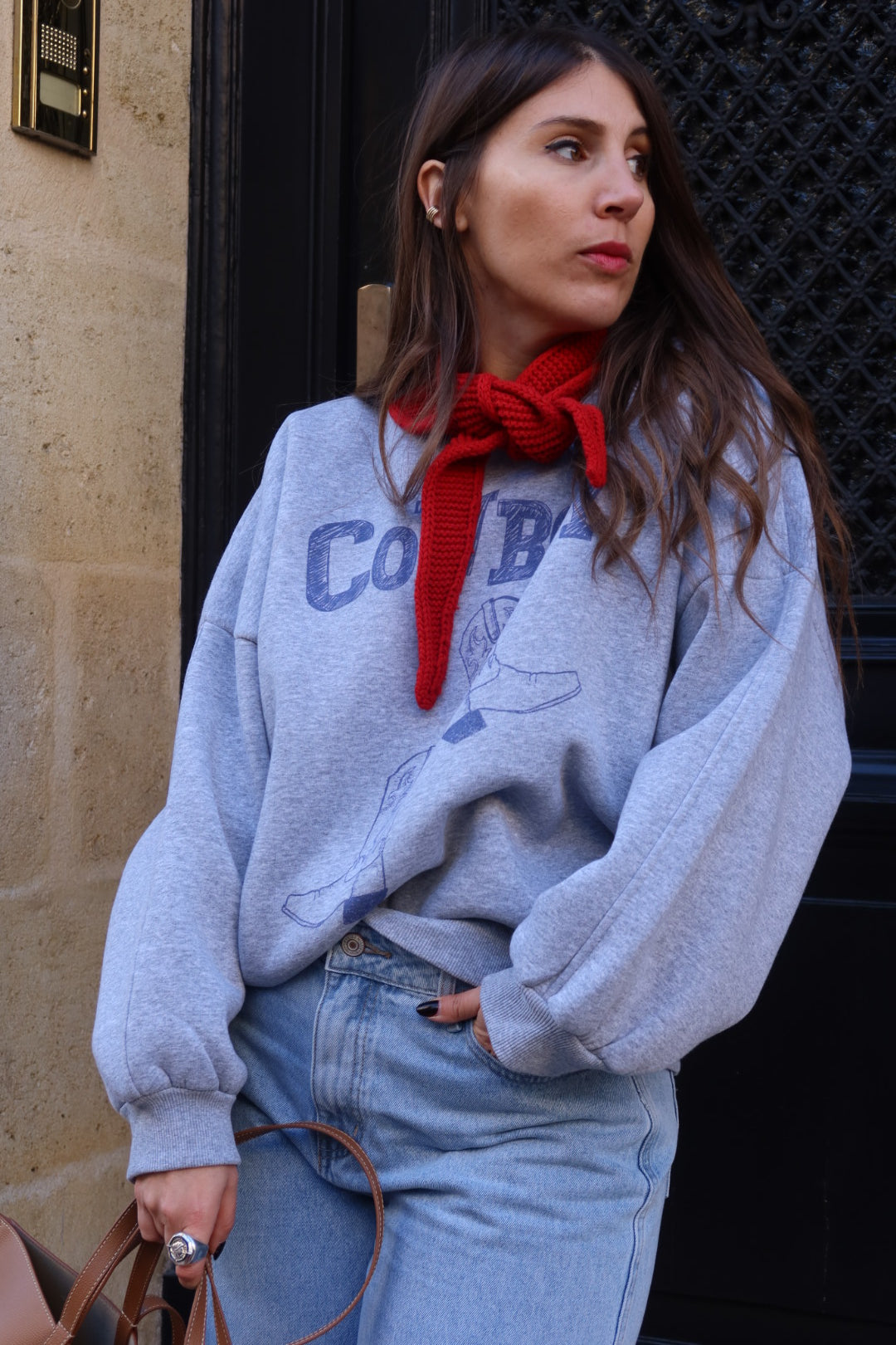 Scarf Sophie rouge