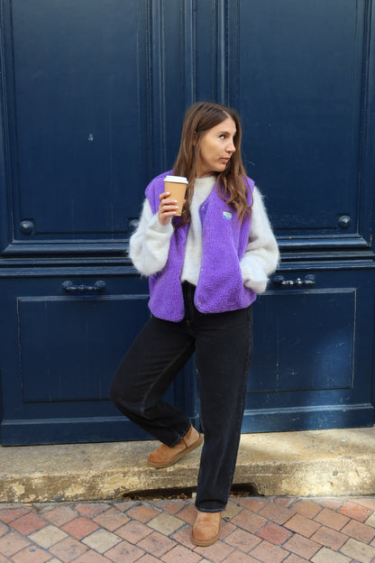 Gilet sans manches American vintage purple