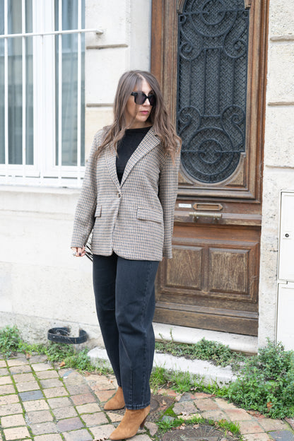 Blazer Charline marron