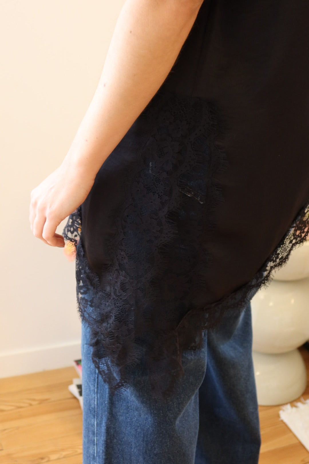 T-shirt dentelle Mia