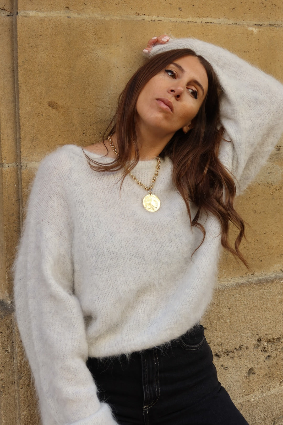 Maille American Vintage grise