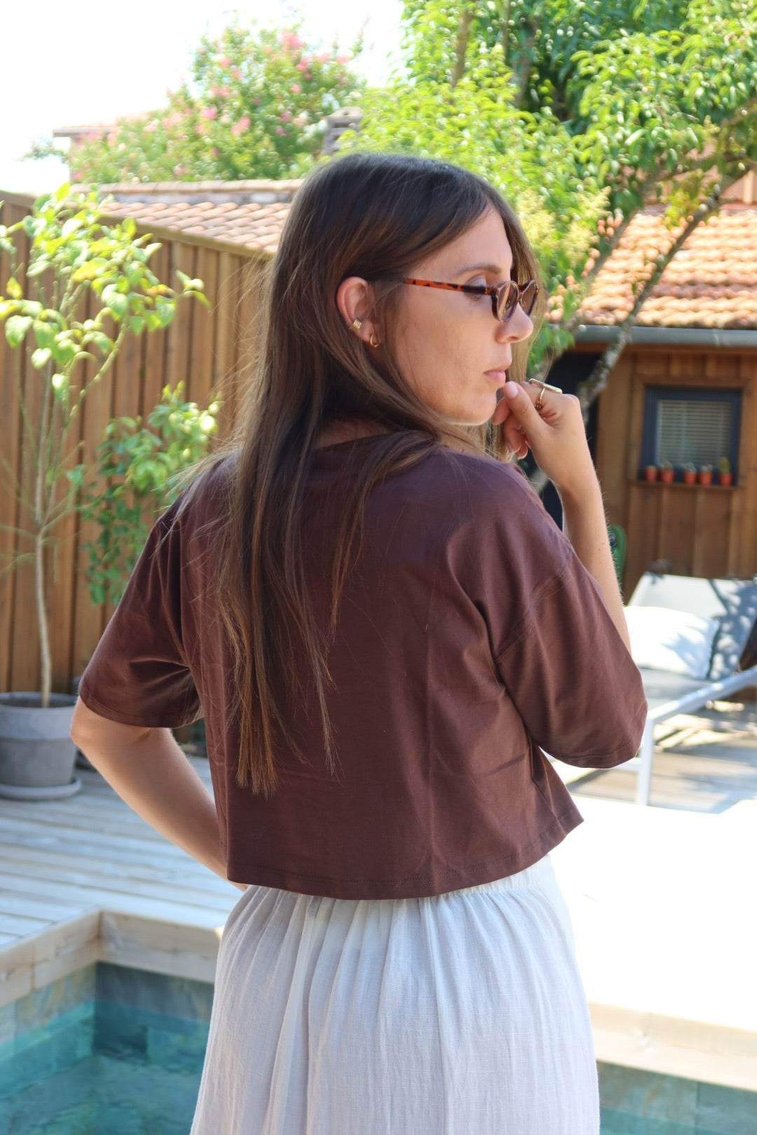T-shirt Harry chocolat