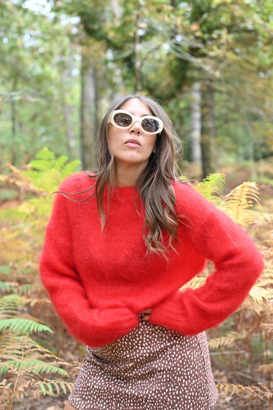 maille Adèle rouge