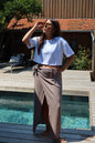 Jupe Claudie taupe