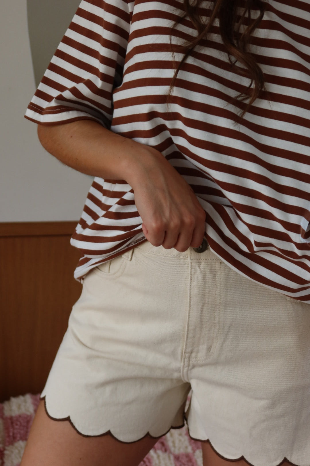 t-shirt Cléa marron