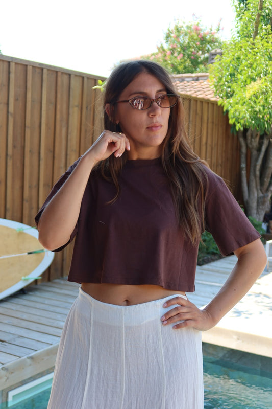 T-shirt Harry chocolat
