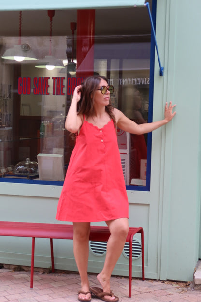 Robe Amy rouge