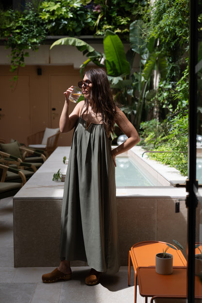robe Lou kaki