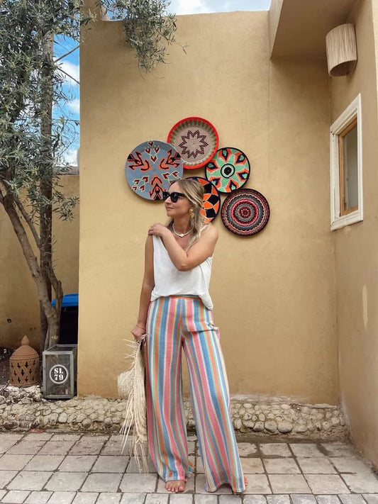 pantalon Madrid rayé